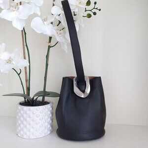 Bottega Veneta Drop Bucket Bag Lambskin Leather